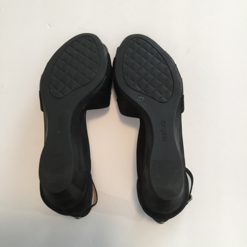 Nurture Leather/ Suede Shoes Balck Size 7.5 - Picture 4 of 6